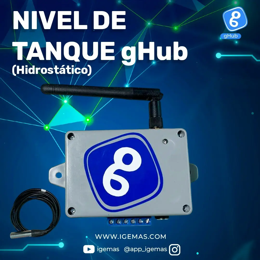 Transmisor de nivel de tanque (sensor hidrostático)